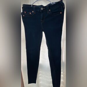 Gently Used True Religion Size 30 Halle Midrise Super Skinny Jeans